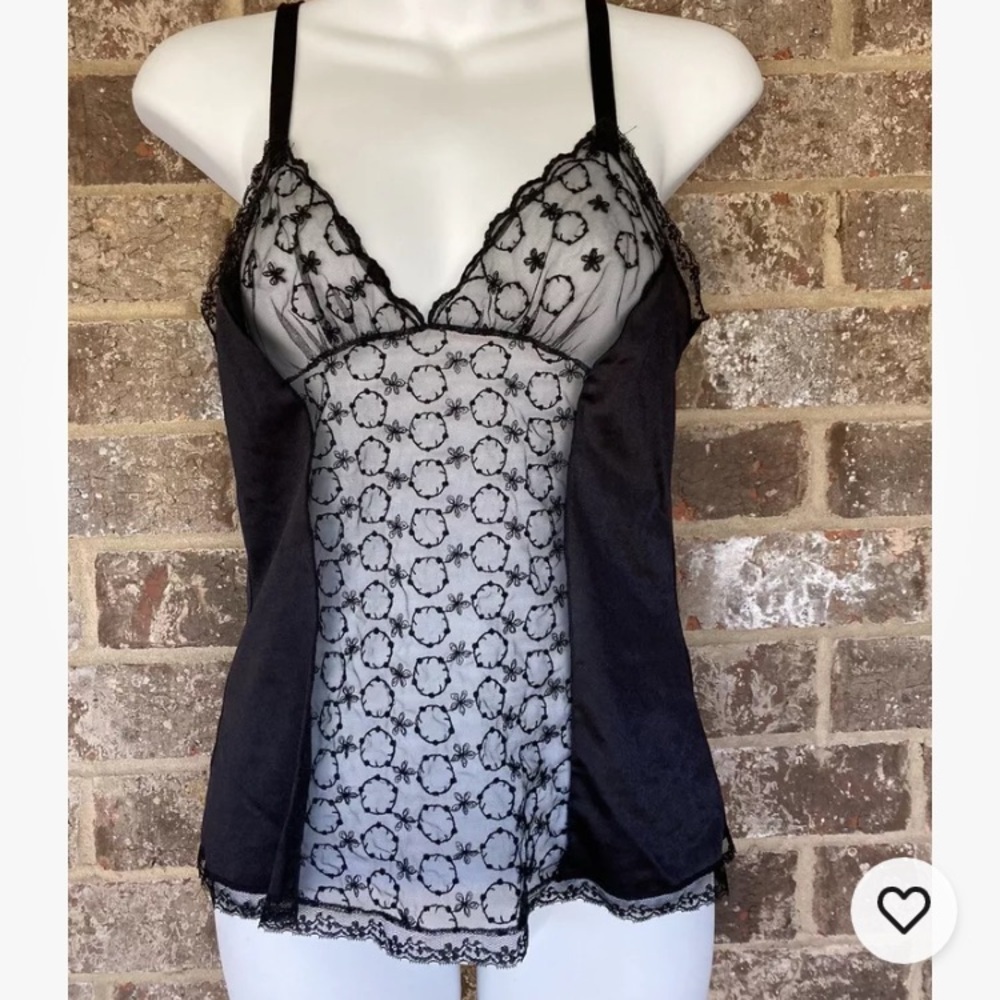 Vintage Sheer Camisole Sheer Madness by circa size 34 nylon